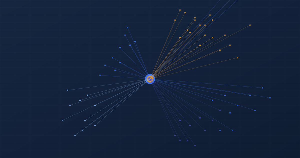 Demographic data — central node with radiating connections